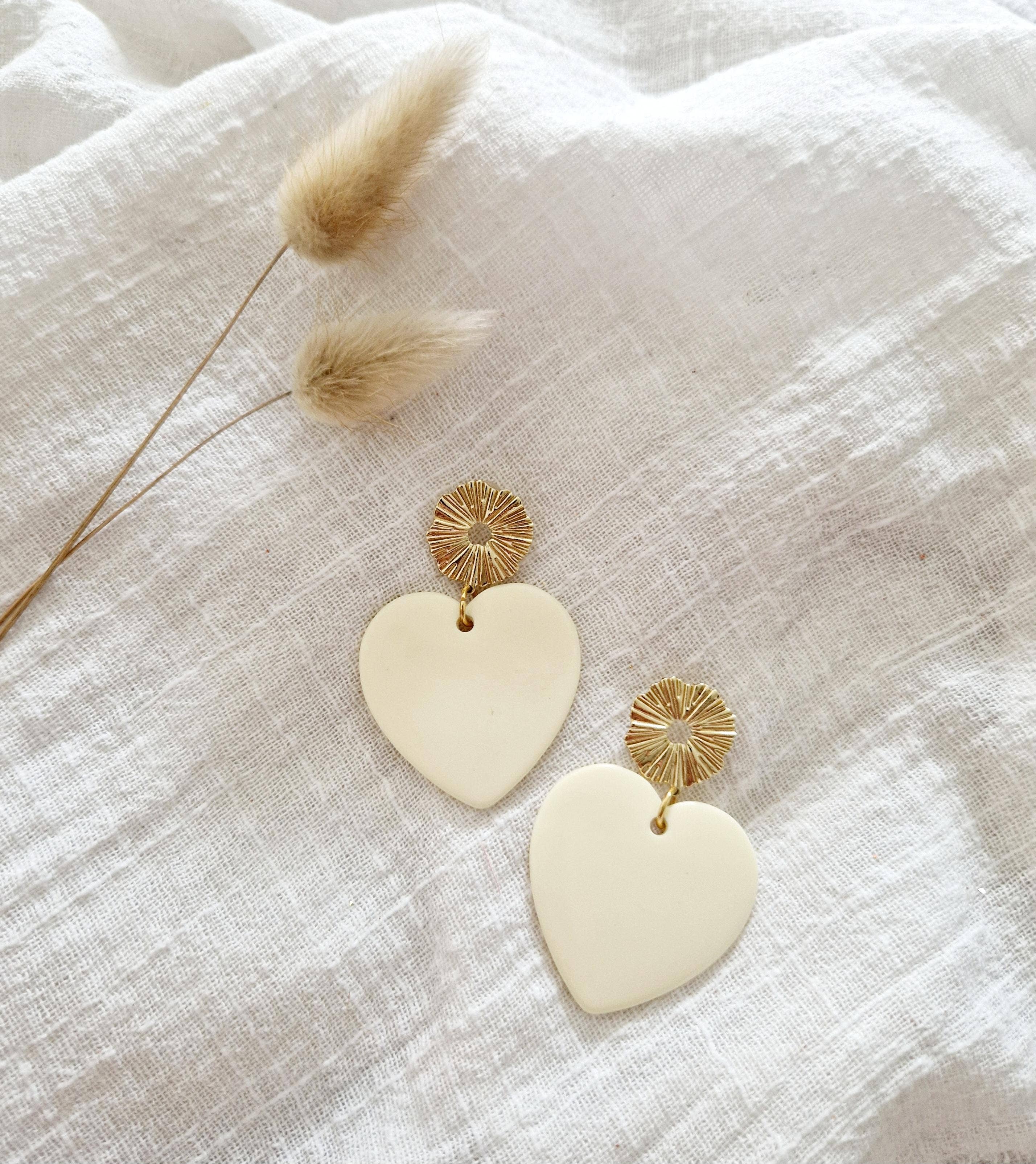 Boucles Coeurs de Lin
