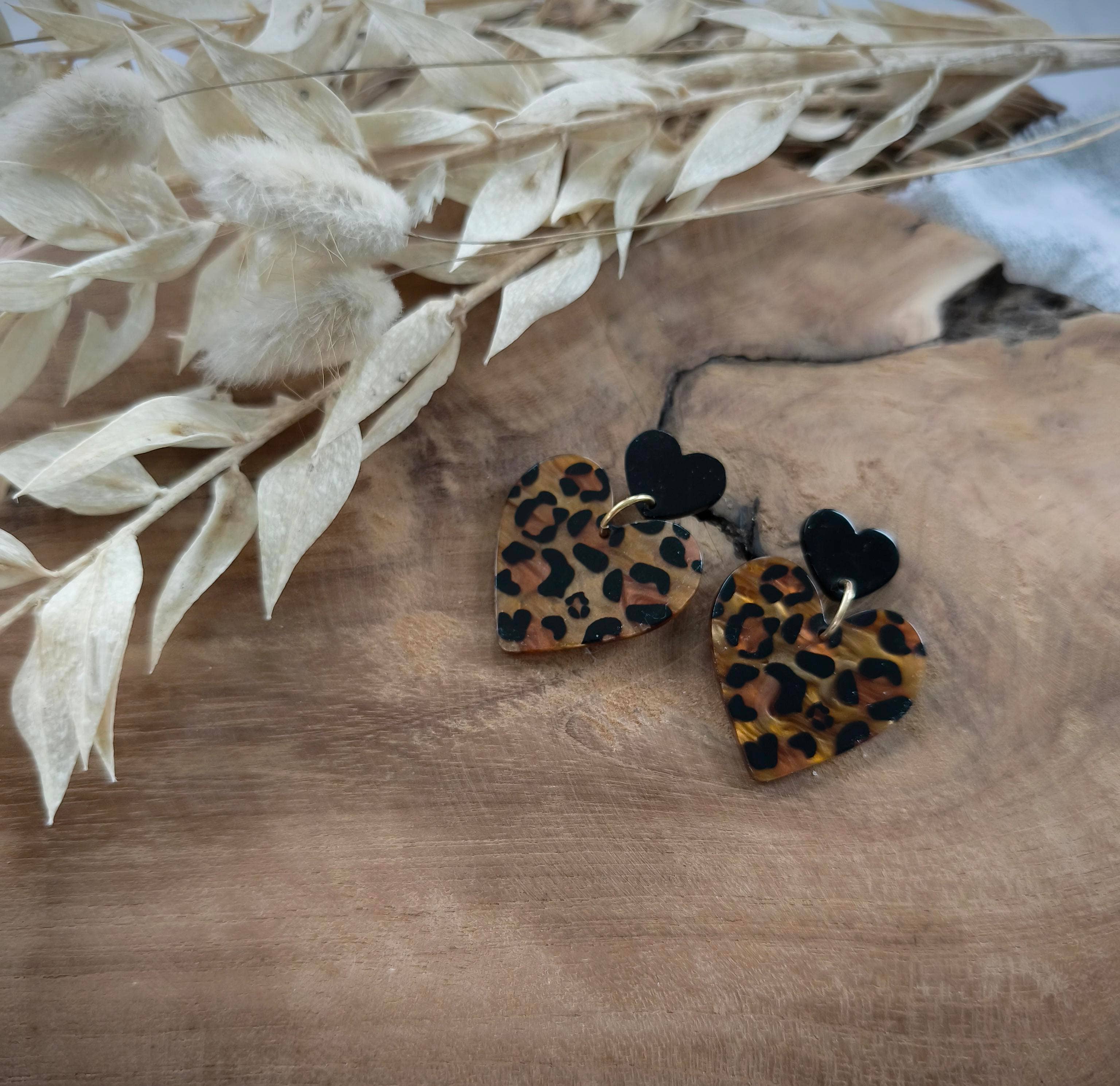 Boucles d'oreilles Féline Elégance