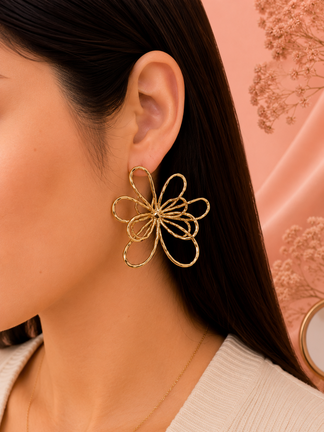 Boucles d'oreilles Florésia