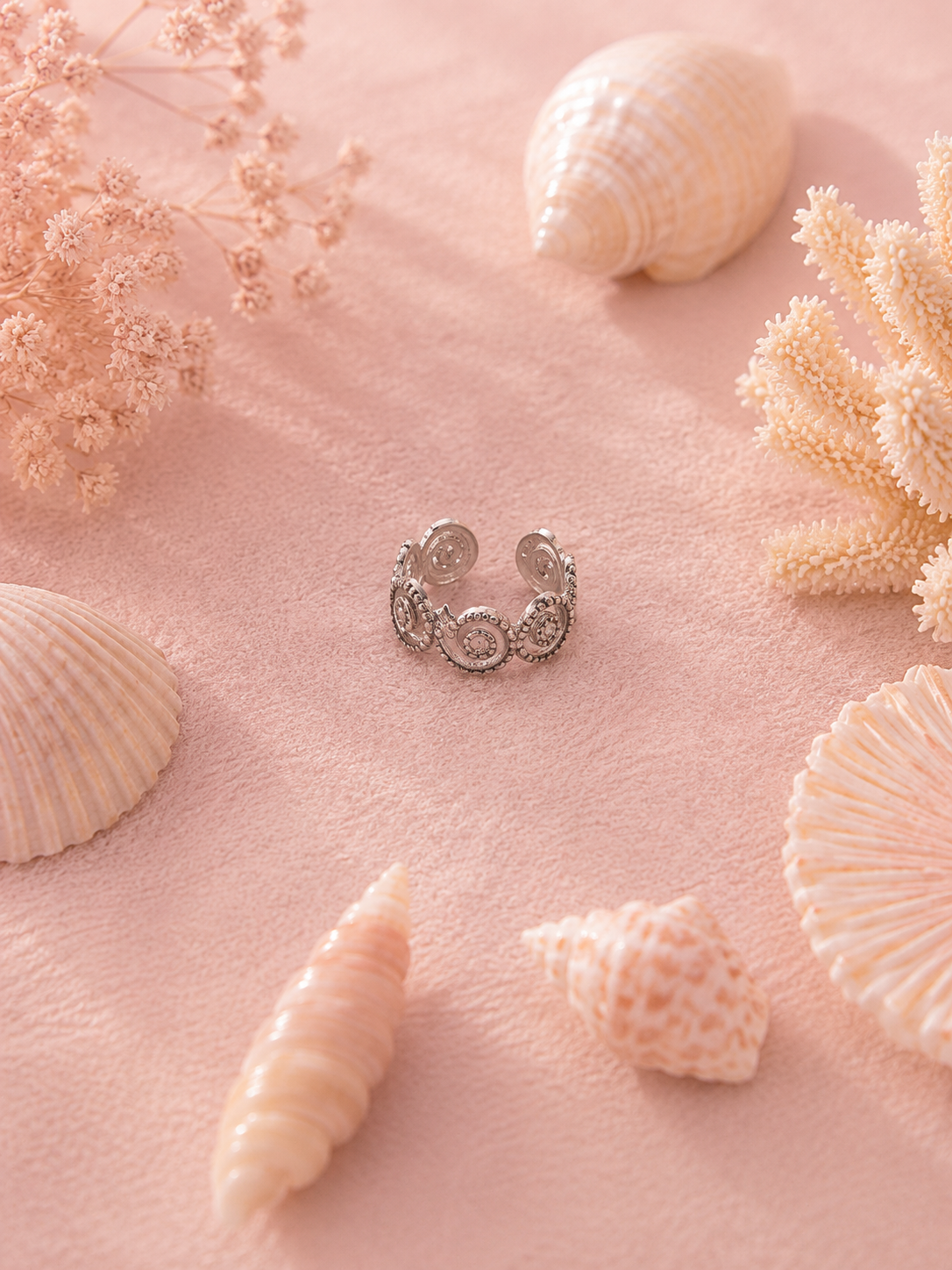 Bague Spirales des Mers