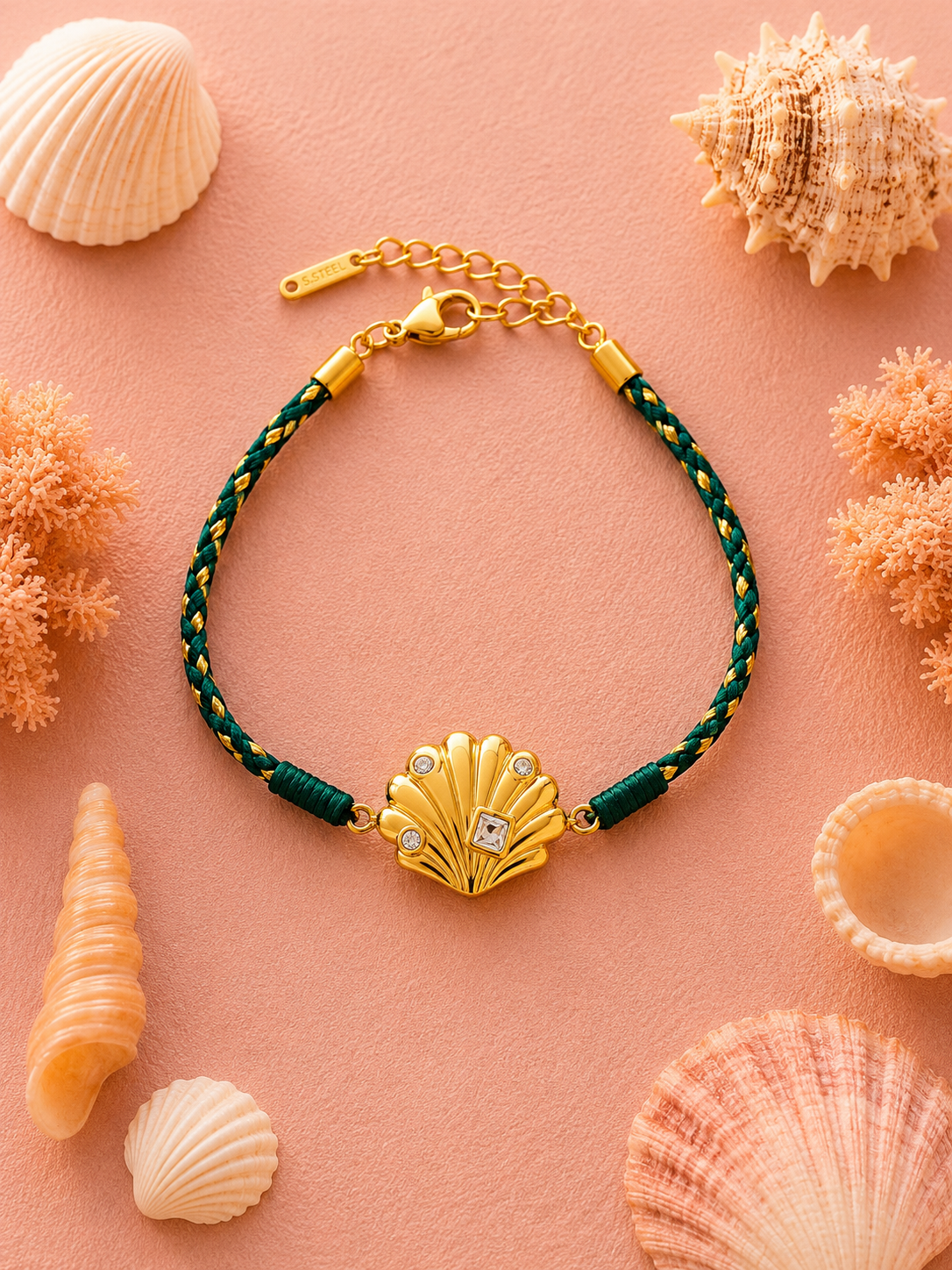 Bracelet  Émeraude des Mers