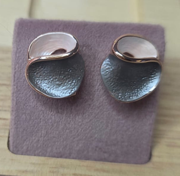 Boucles Pétales Bicolores