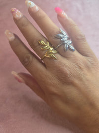Bague Feuillage
