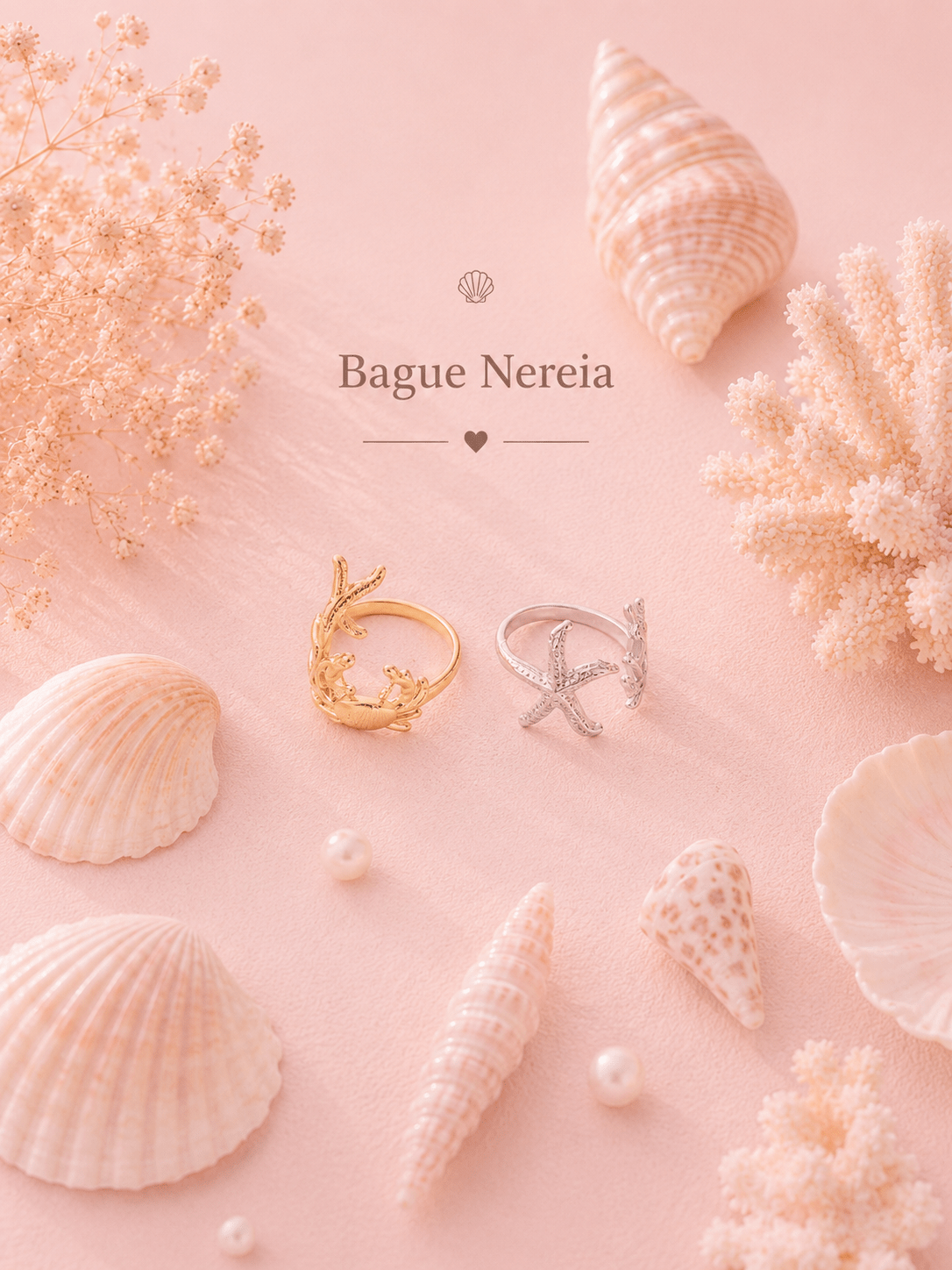 Bague Nereia - Les Perles d'Ornelia