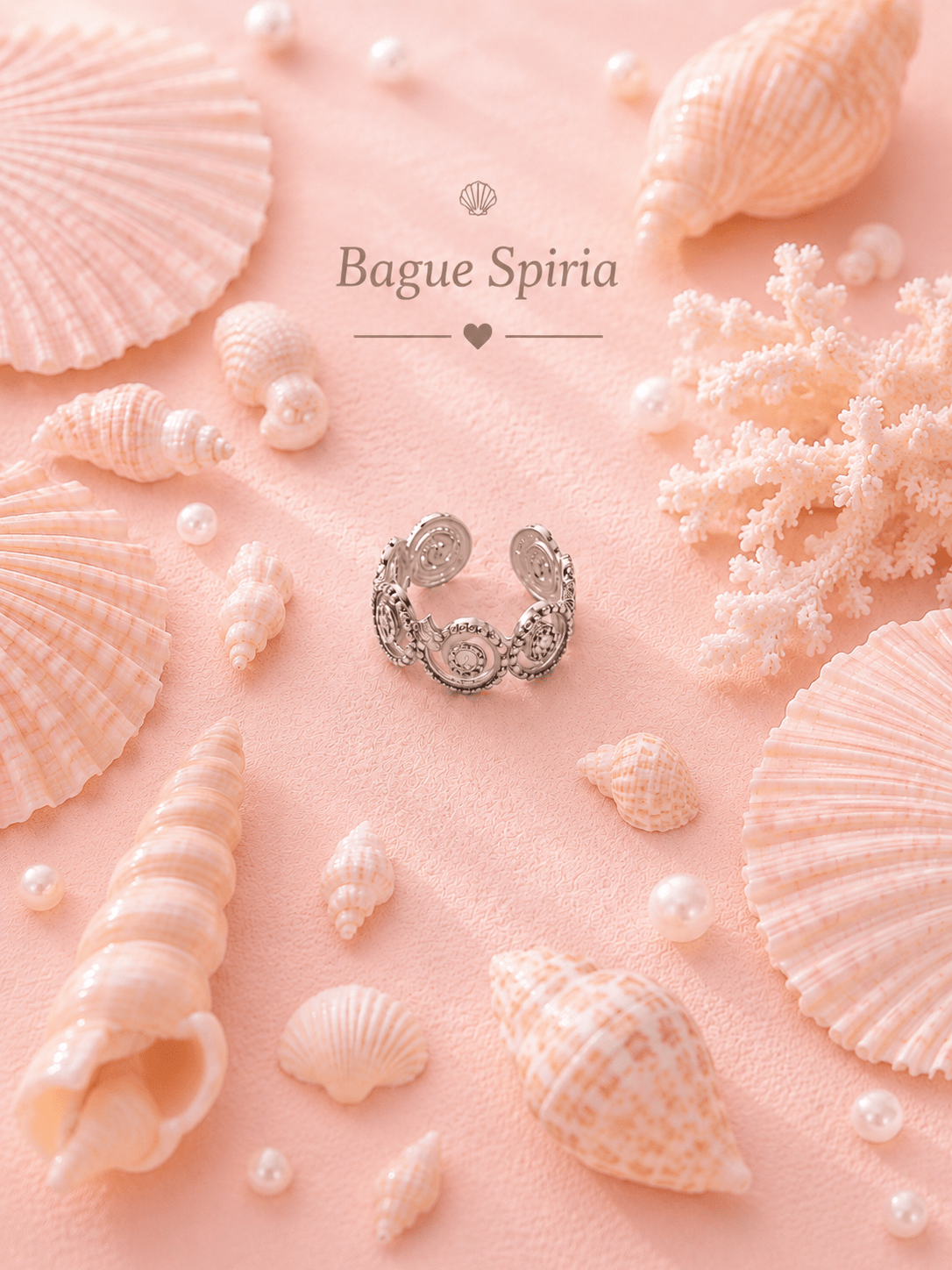 Bague Spiria - Les Perles d'Ornelia