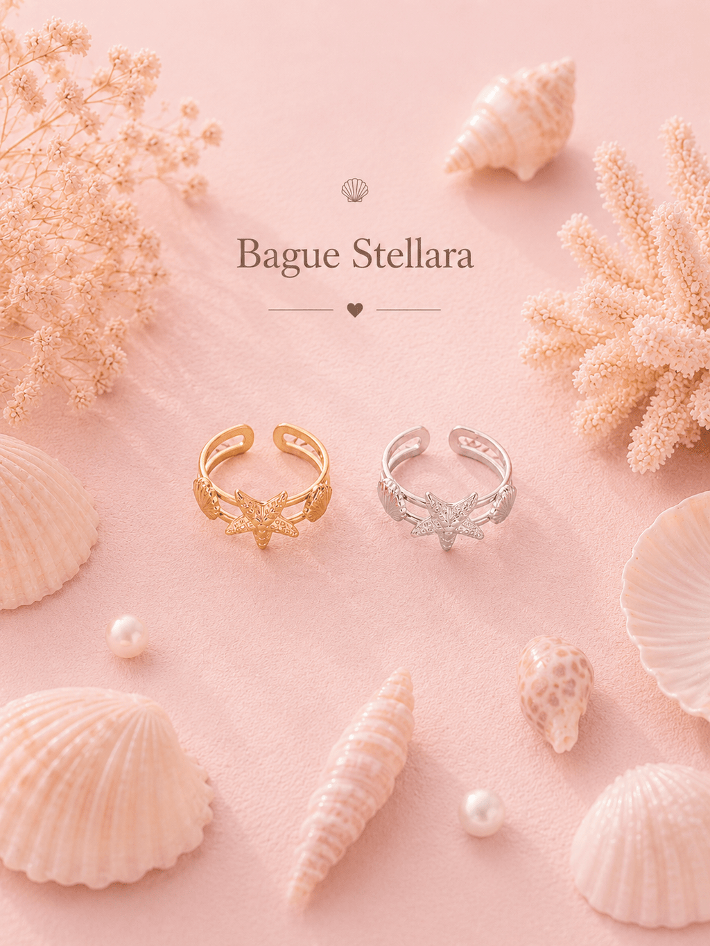 Bague Stellara - Les Perles d'Ornelia