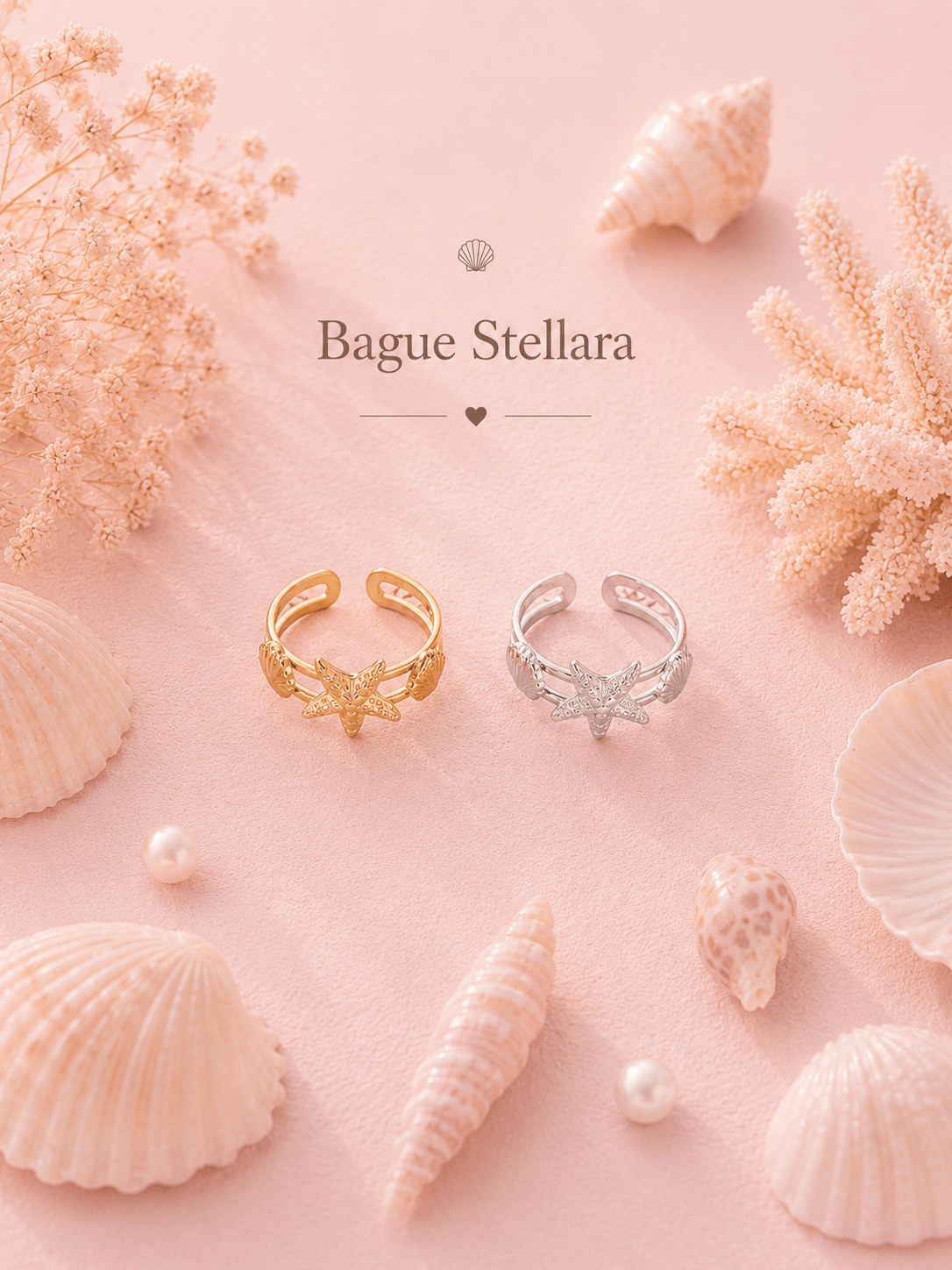 Bague Stellara - Les Perles d'Ornelia