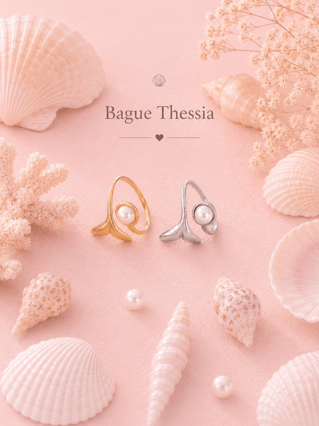 Bague Thessia - Les Perles d'Ornelia