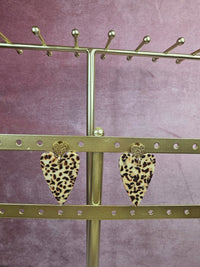 Boucles d'oreilles Cœur Sauvage - Les Perles d'Ornelia