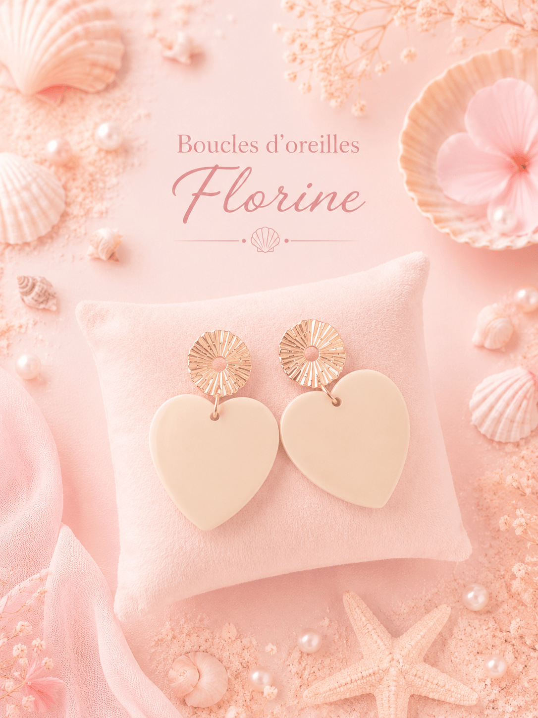 Boucles d'oreilles Florine - Les Perles d'Ornelia