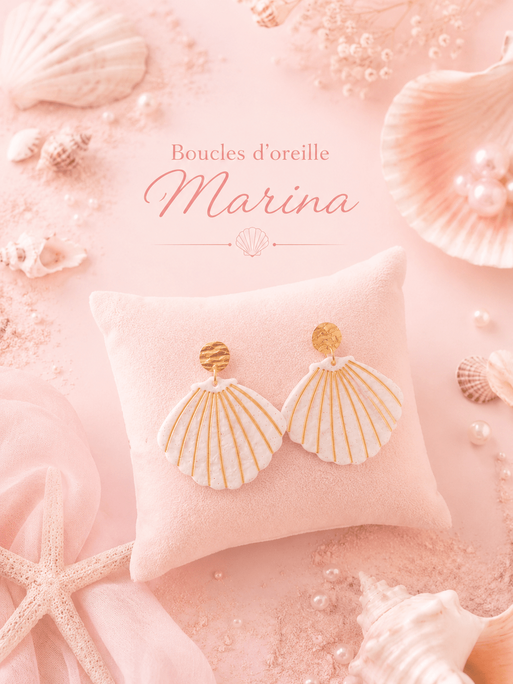 Boucles d'oreilles Marina - Les Perles d'Ornelia