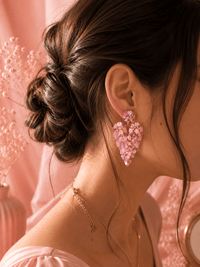 Boucles d'oreilles Rubis - Les Perles d'Ornelia