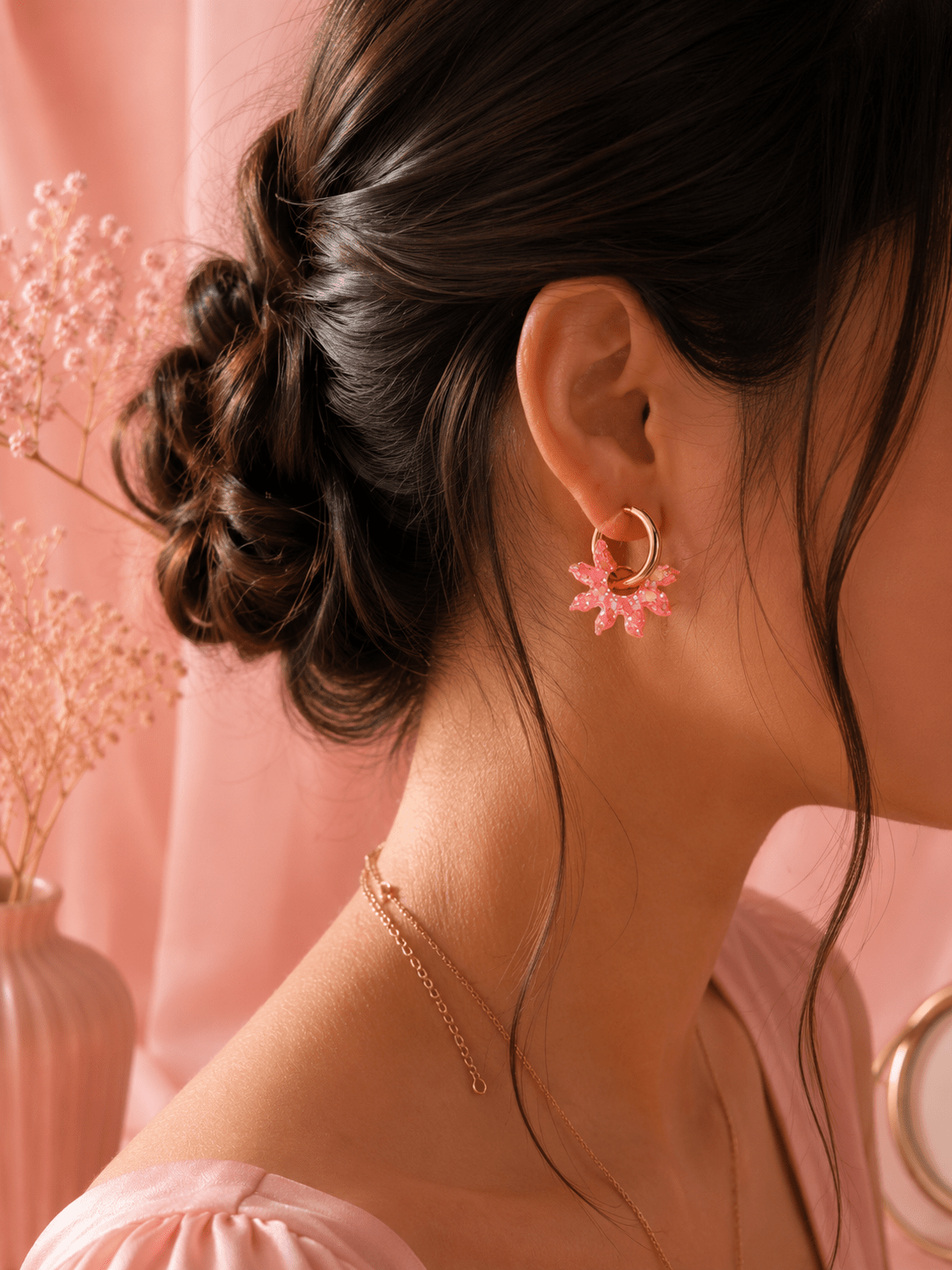 Boucles d'oreilles Sakura - Les Perles d'Ornelia