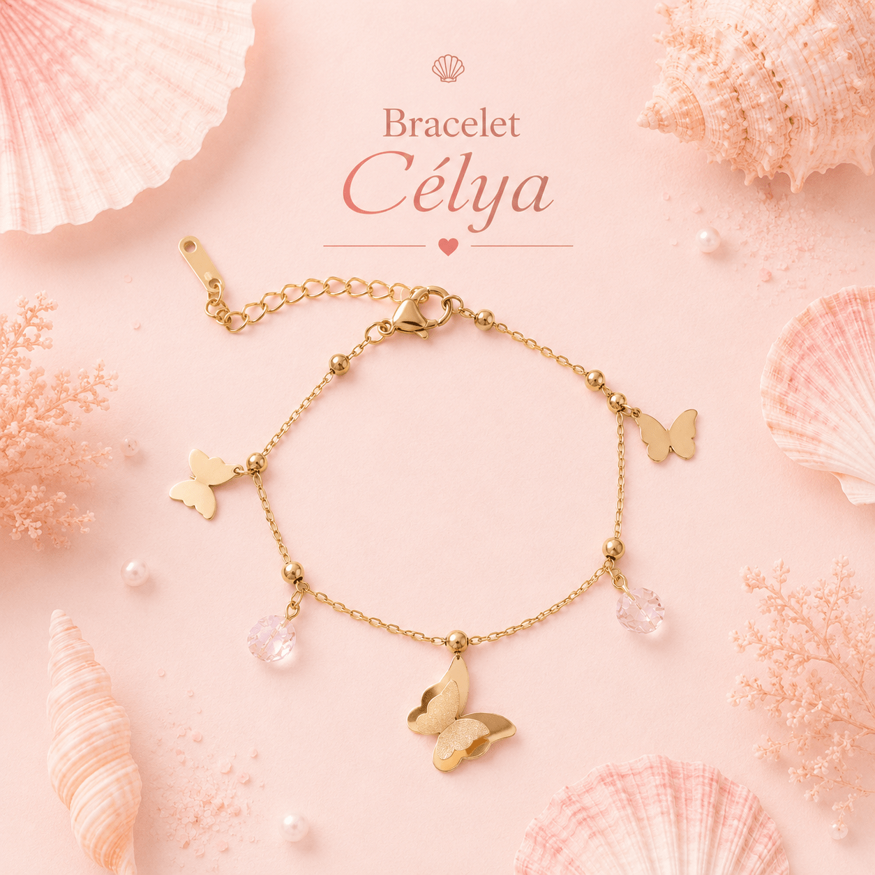Bracelet Célya - Les Perles d'Ornelia