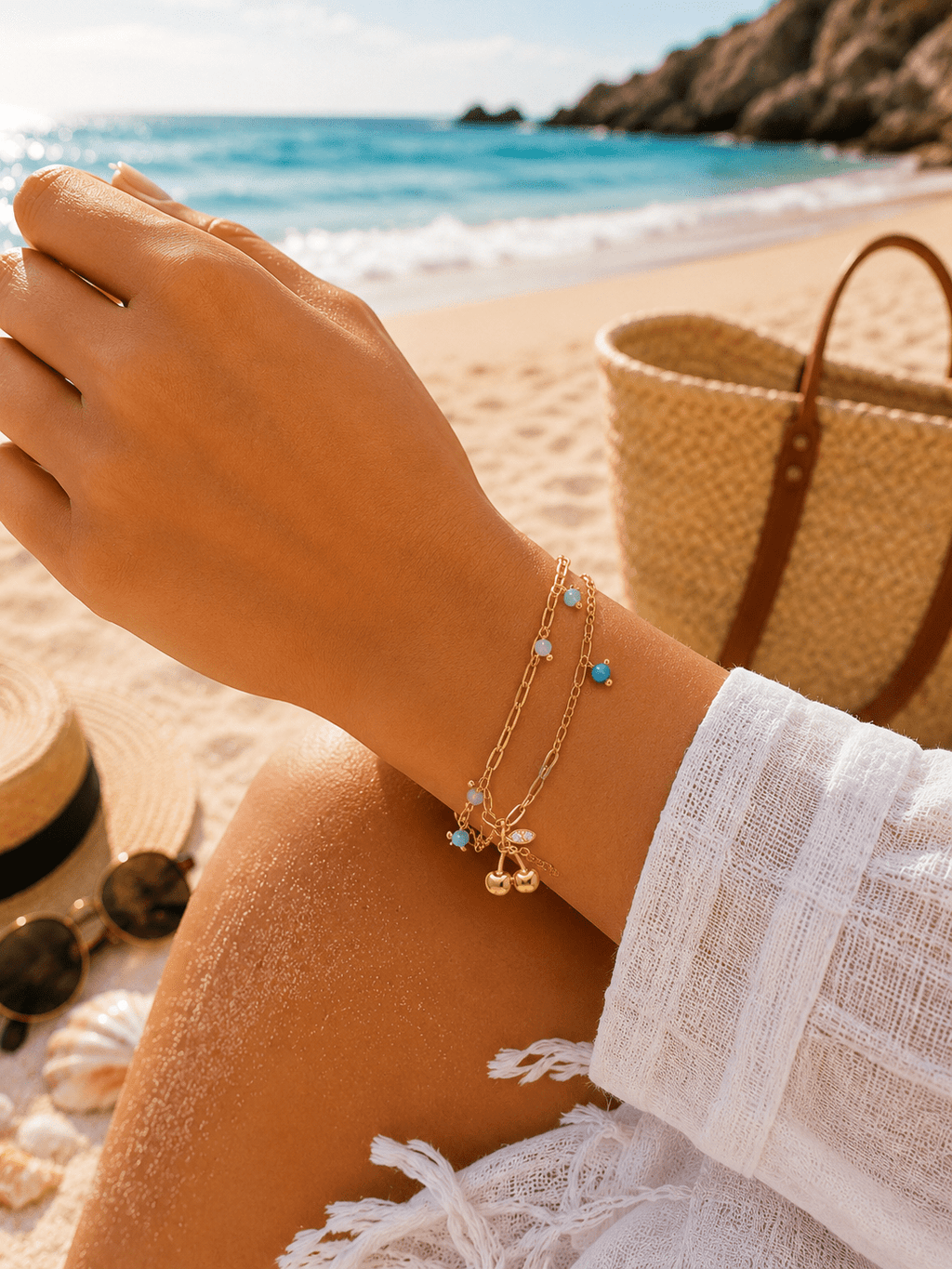 Bracelet Ceriséa - Les Perles d'Ornelia