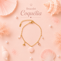 Bracelet Coquélia - Les Perles d'Ornelia
