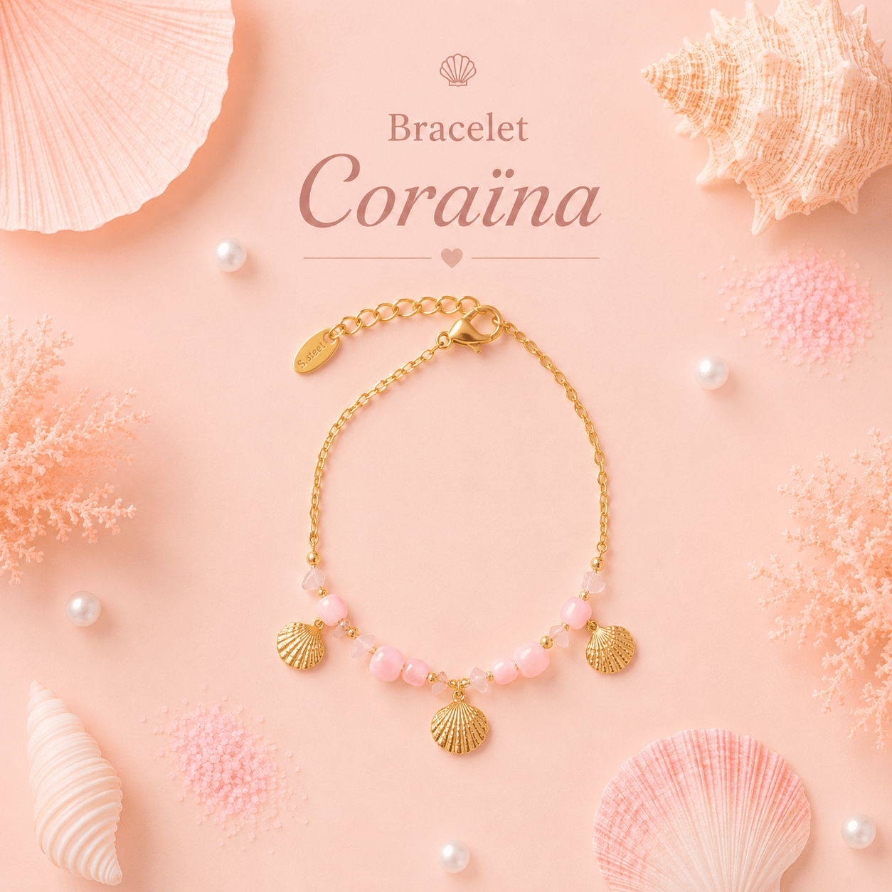 Bracelet Coraïna - Les Perles d'Ornelia