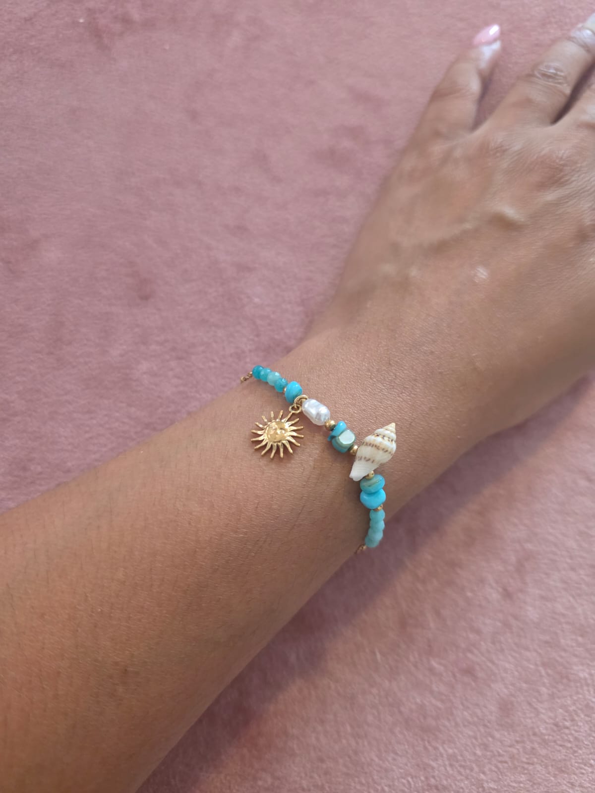 Bracelet Côte d'Azur - Les Perles d'Ornelia