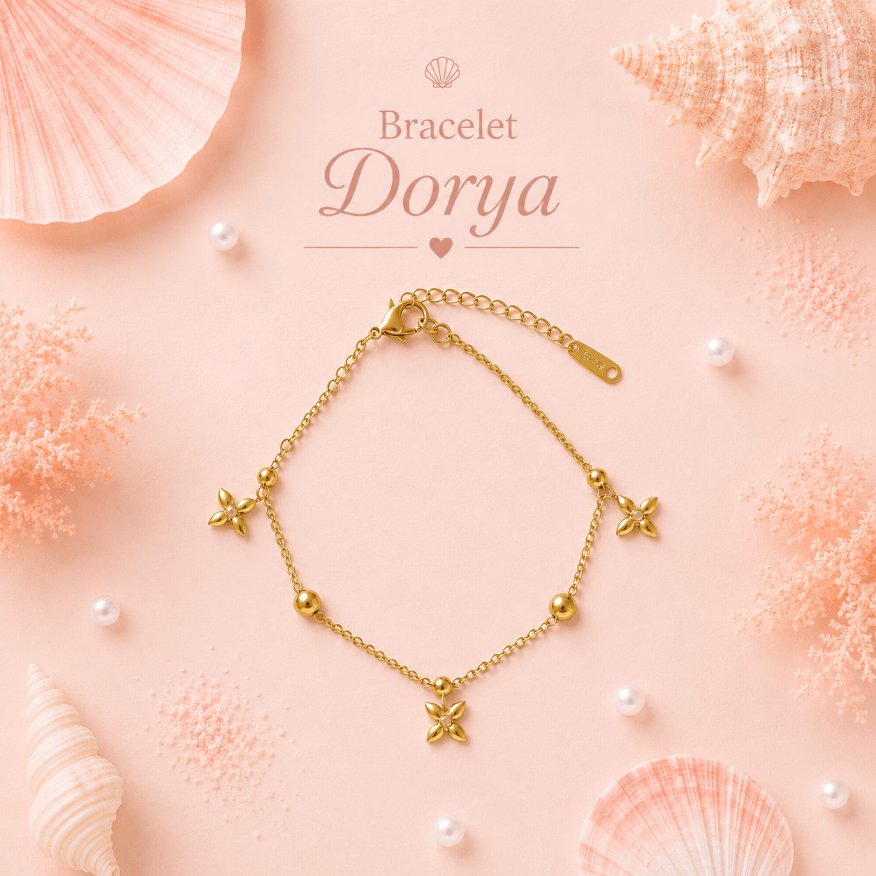Bracelet Dorya - Les Perles d'Ornelia