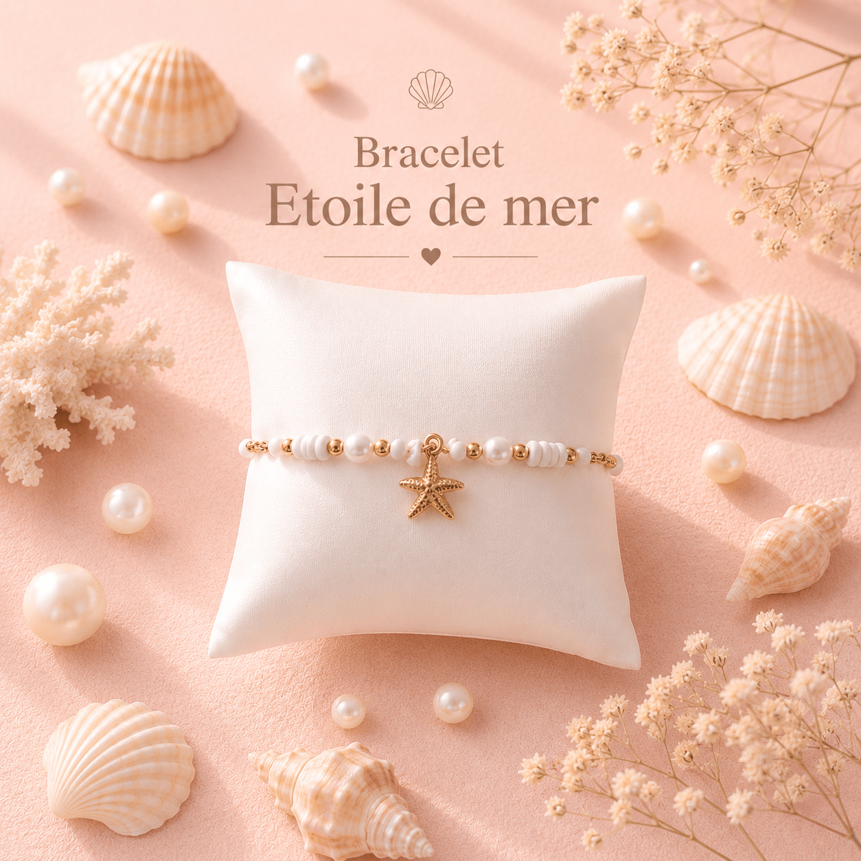 Bracelet Étoile de Mer - Les Perles d'Ornelia