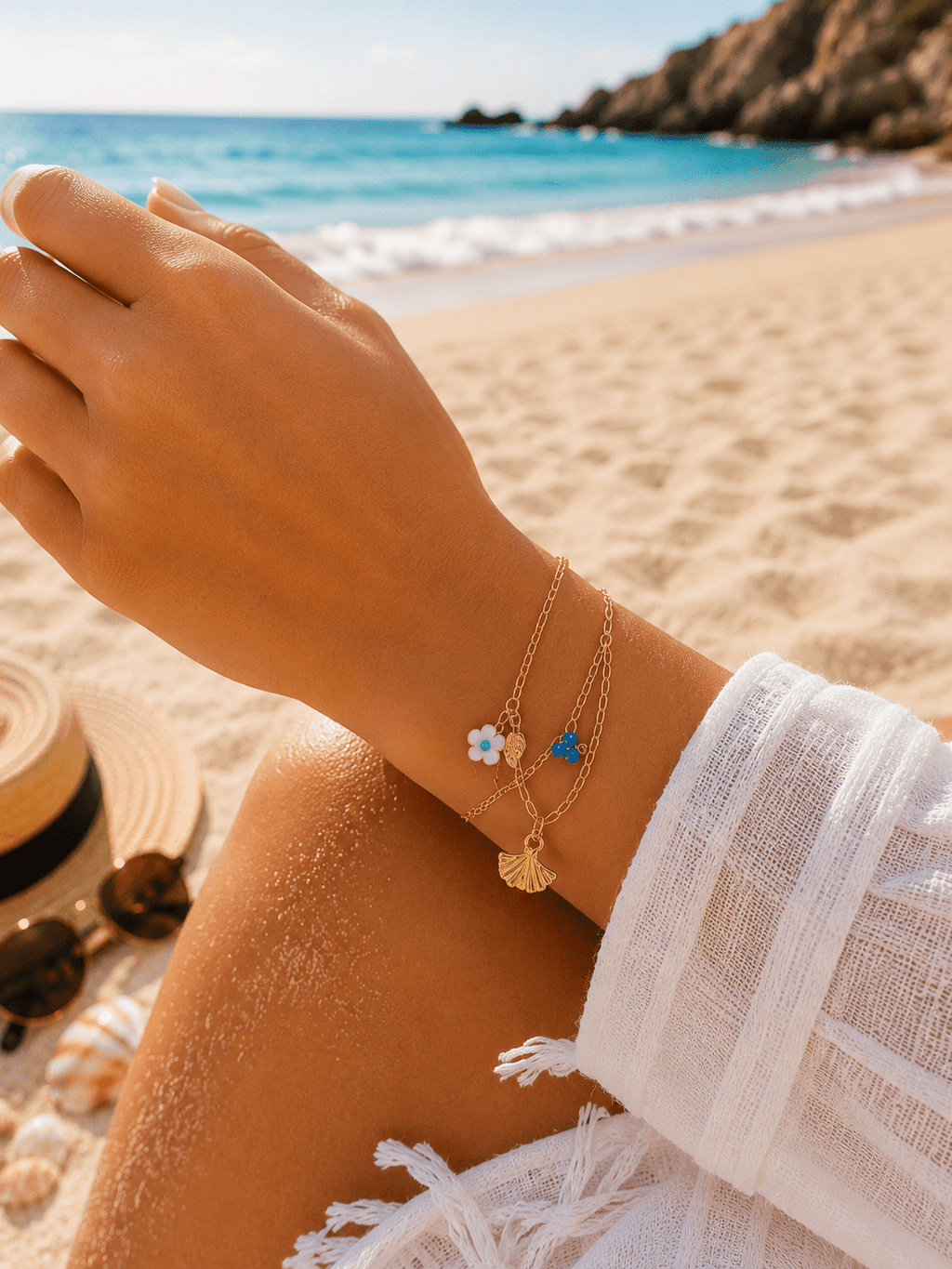 Bracelet Fleurésia - Les Perles d'Ornelia