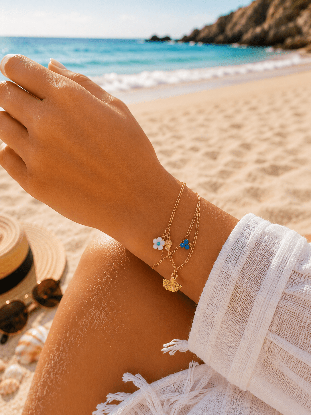 Bracelet Fleurésia - Les Perles d'Ornelia