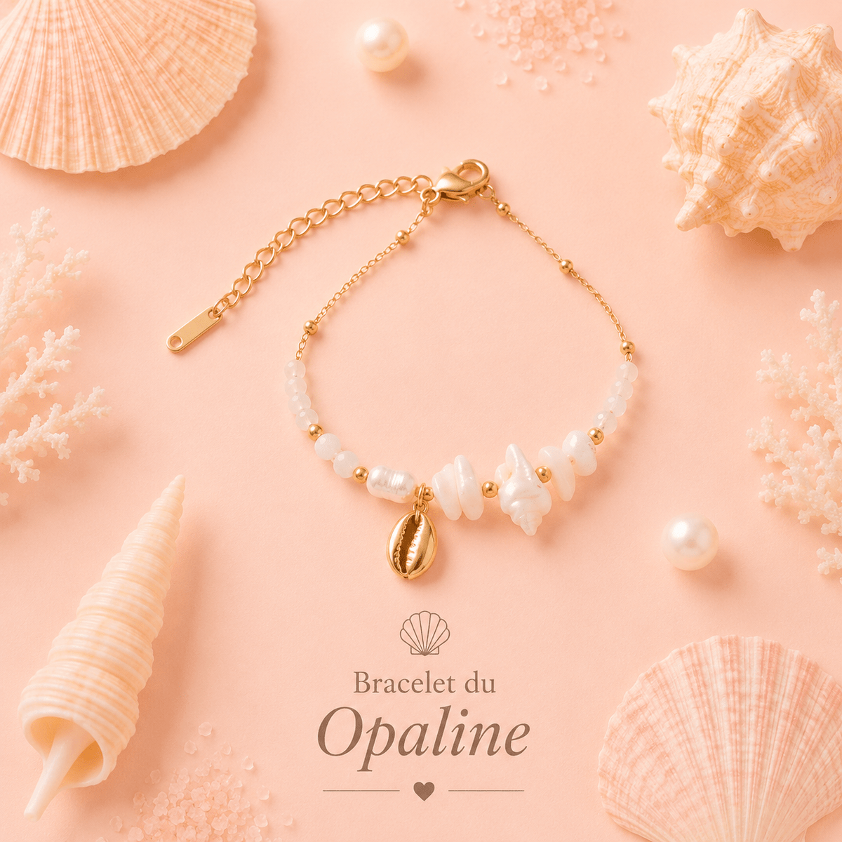 Bracelet Opaline - Les Perles d'Ornelia