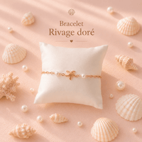 Bracelet Rivage Doré - Les Perles d'Ornelia