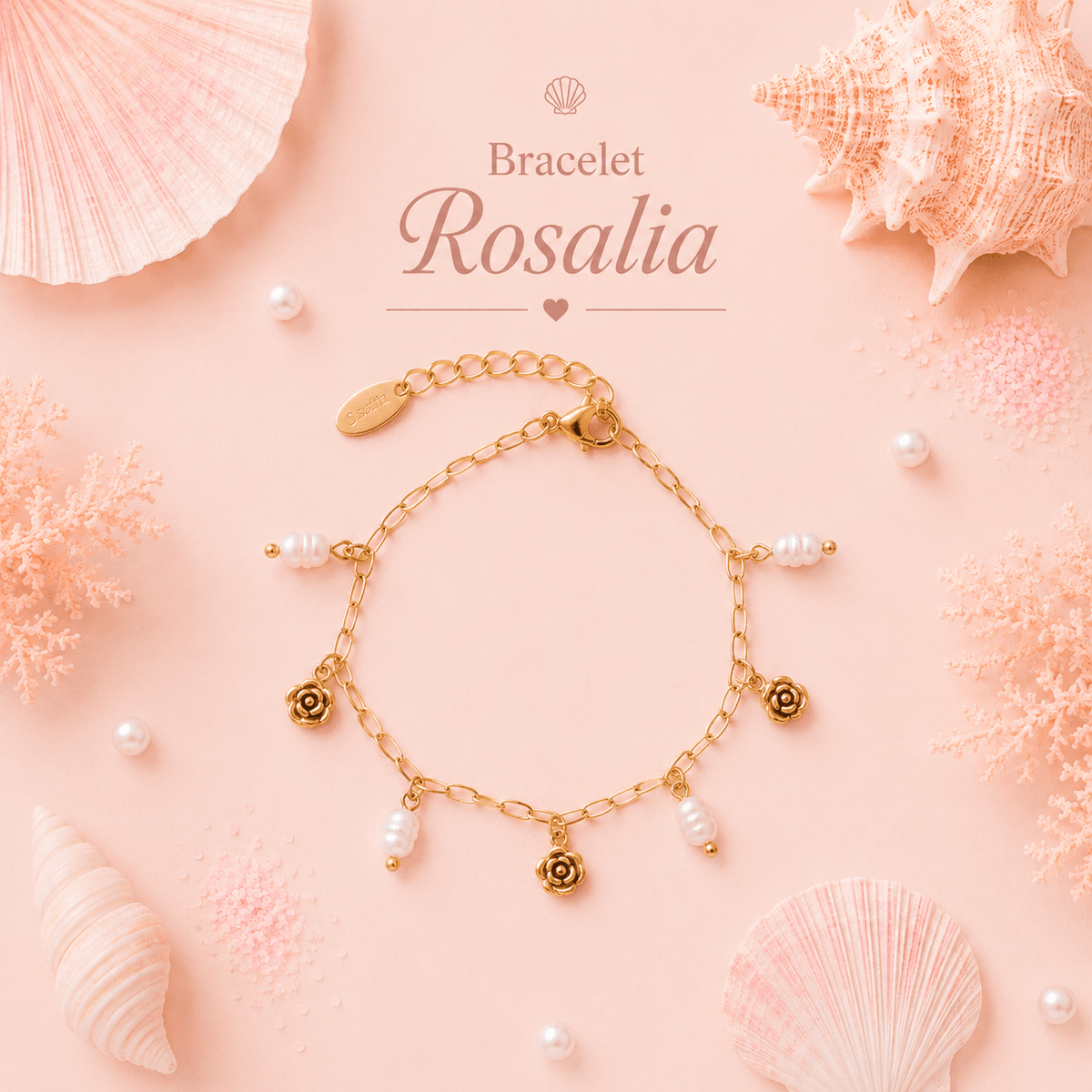 Bracelet Rosalia - Les Perles d'Ornelia