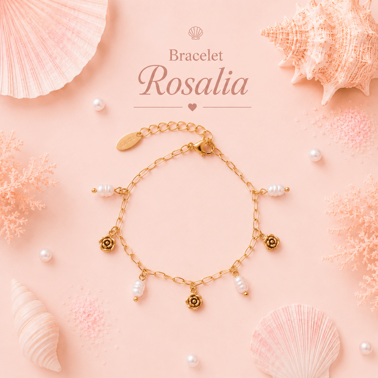 Bracelet Rosalia - Les Perles d'Ornelia