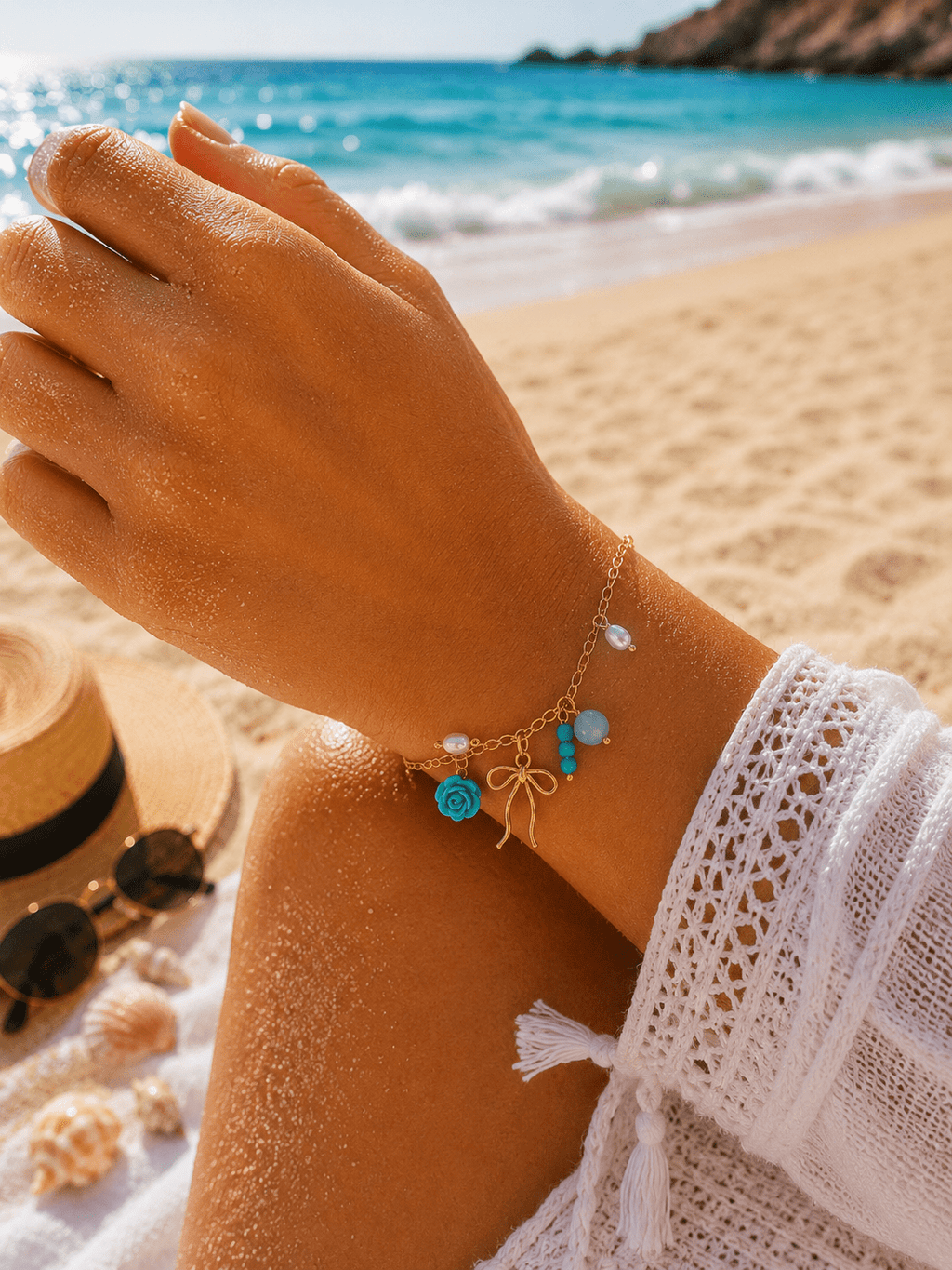 Bracelet Rosélia - Les Perles d'Ornelia