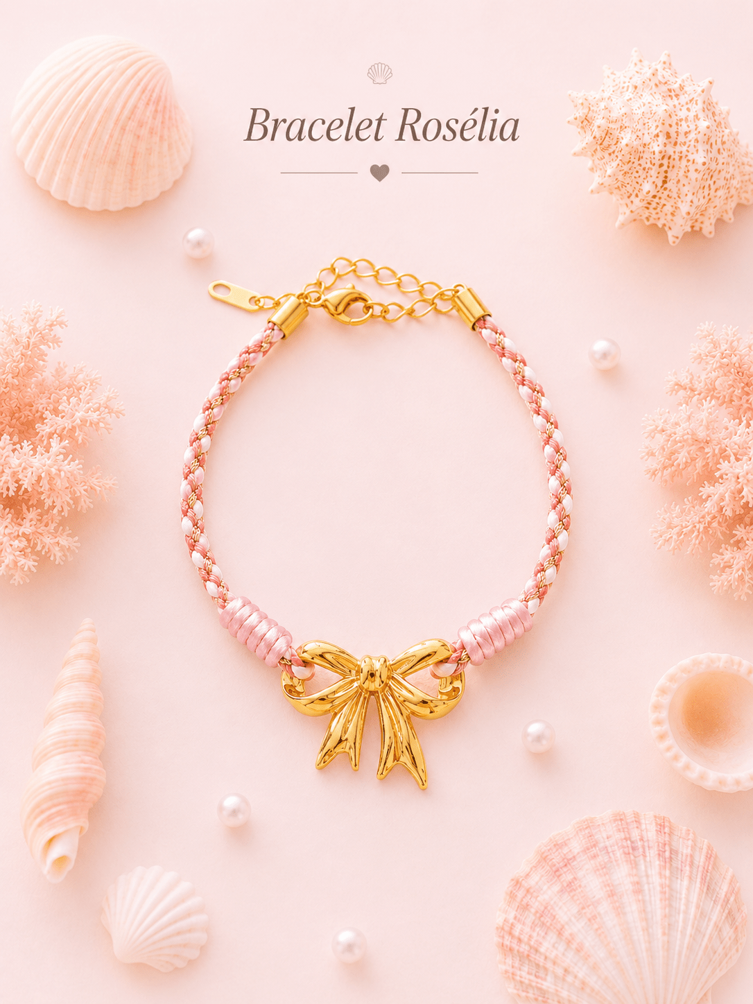 Bracelet Rosélia - Les Perles d'Ornelia