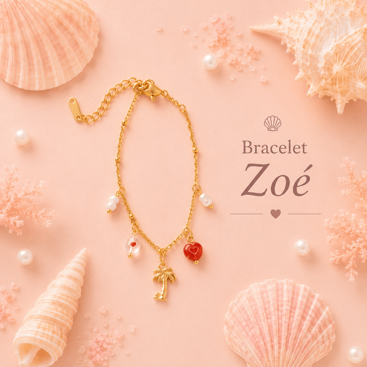 Bracelet Zoé - Les Perles d'Ornelia