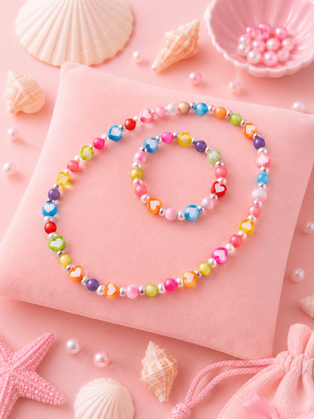 ❤️Coffret Cœurs Arc-en-Ciel❤️ - Les Perles d'Ornelia