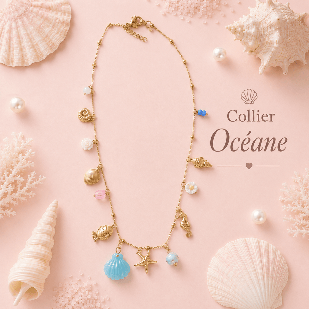 Collier Océane - Les Perles d'Ornelia