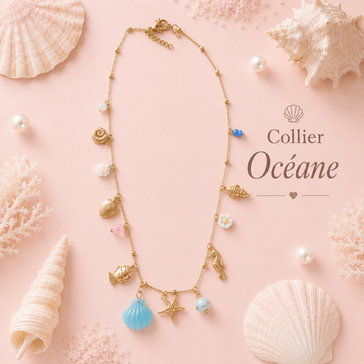 Collier Océane - Les Perles d'Ornelia