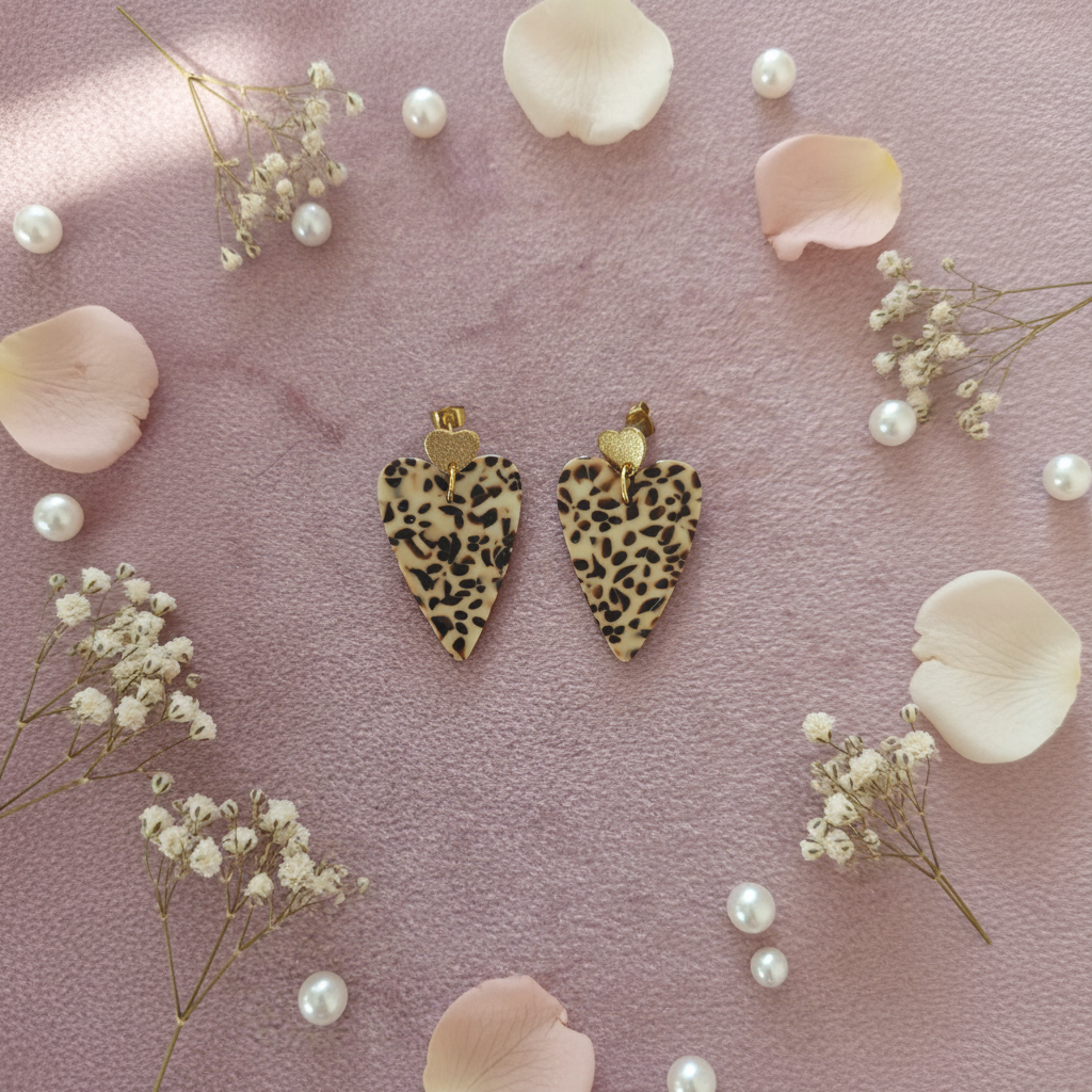 Boucles d'oreilles Cœur Sauvage