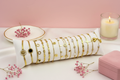 Set Bracelets Dorés Strass - Style Rose Poudré