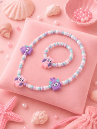 🦉Parure Chouette Enchantée🦉 - Les Perles d'Ornelia