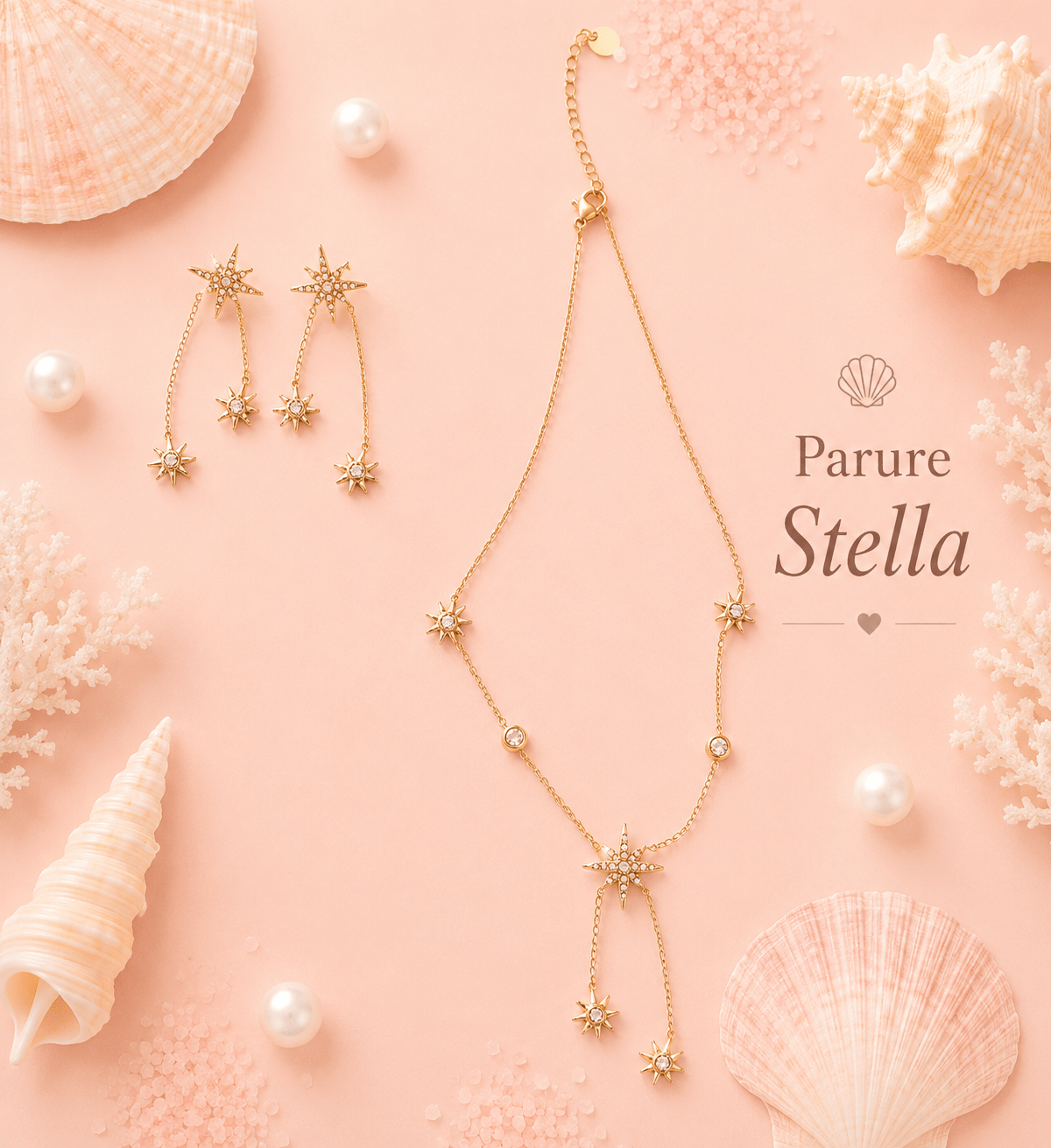 Parure Stella - Les Perles d'Ornelia