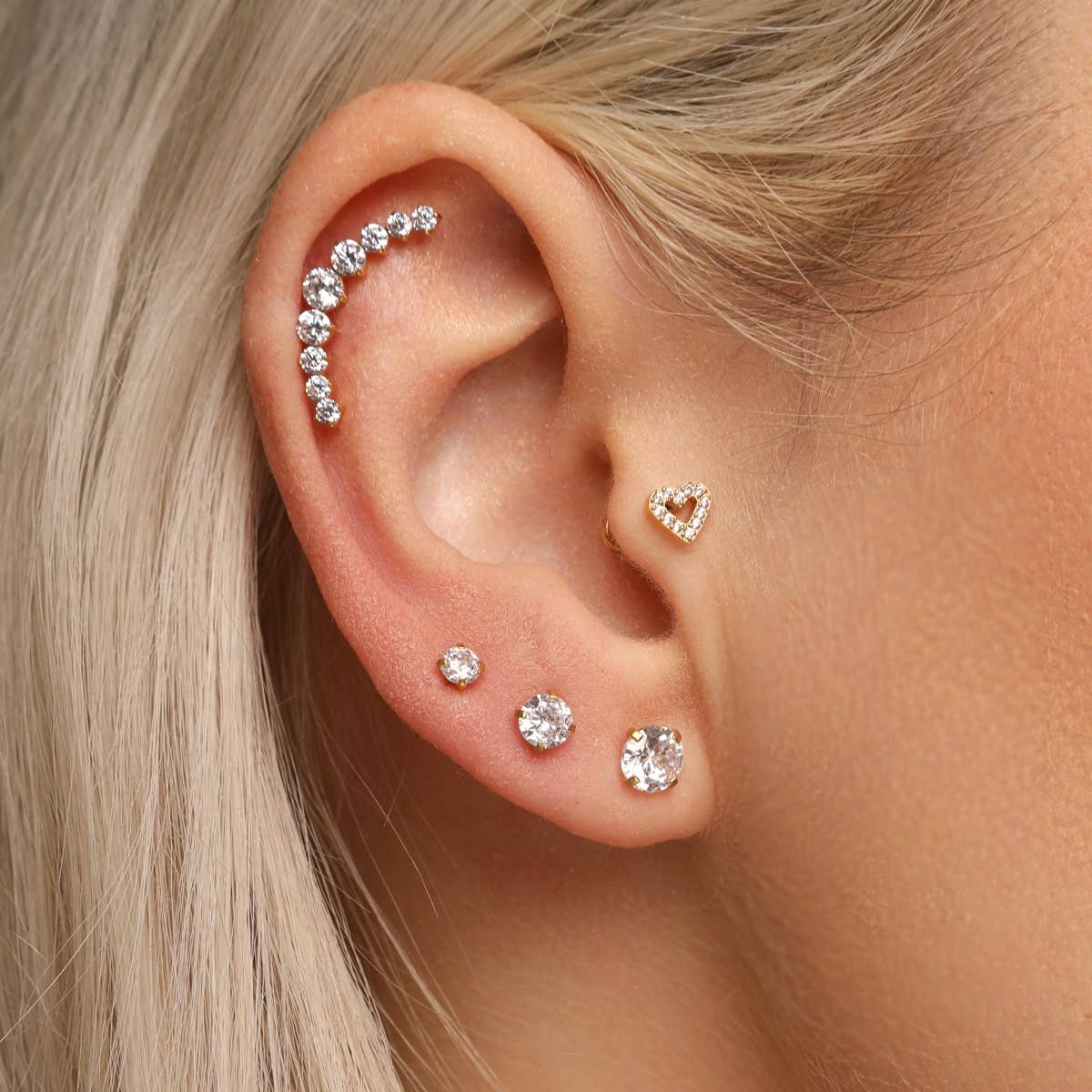 Piercing Voie Lactée Argentée - Les Perles d'Ornelia