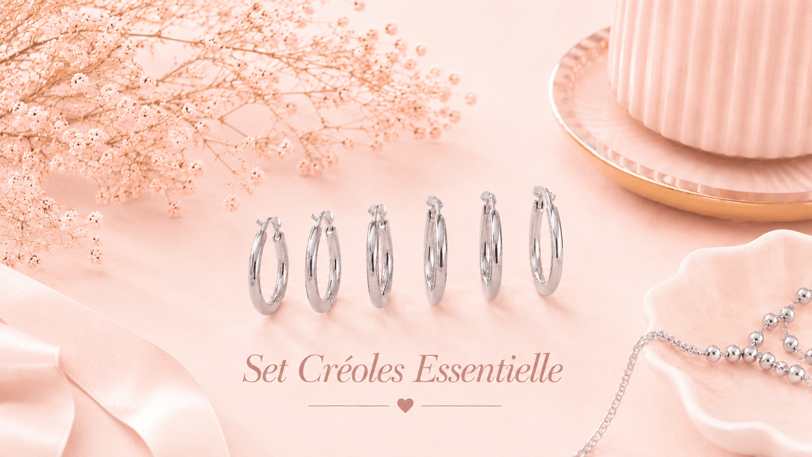 Set Créoles Essentielles - Les Perles d'Ornelia